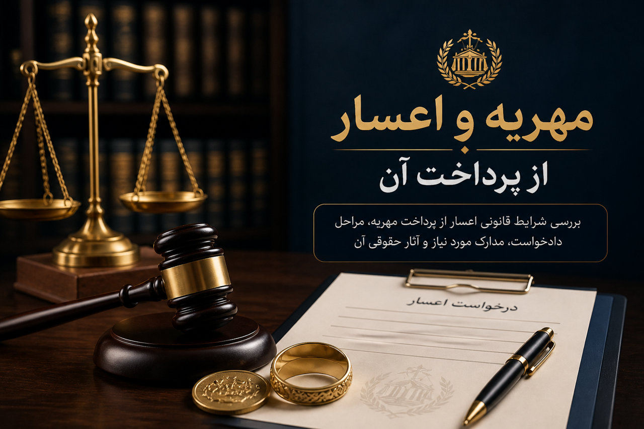 مهریه و ناتوانی مرد در پرداخت مهریه